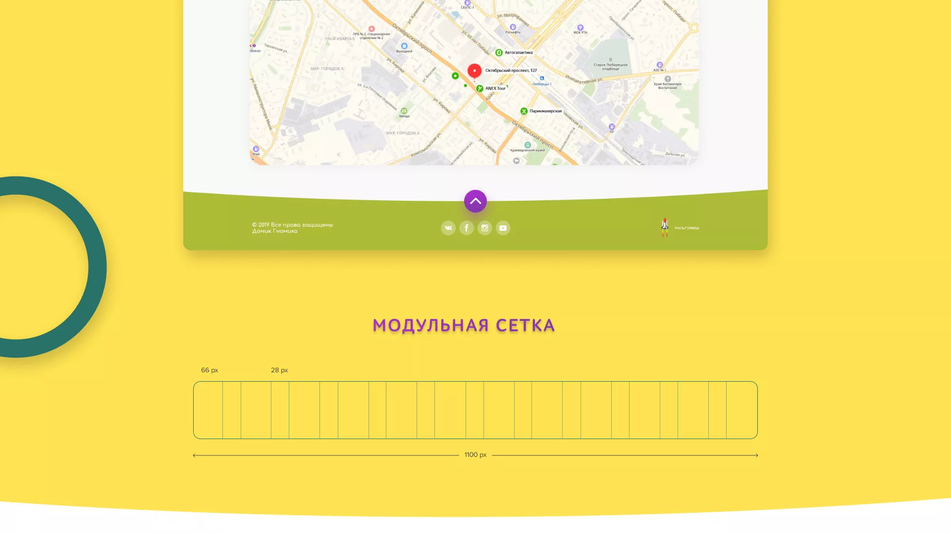 Разработка сайта детского активити-клуба «Домик гномика» в Унече