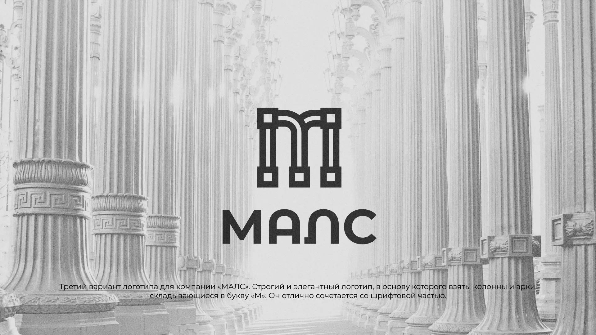 Разработка логотипа компании «МАЛС» в Унече