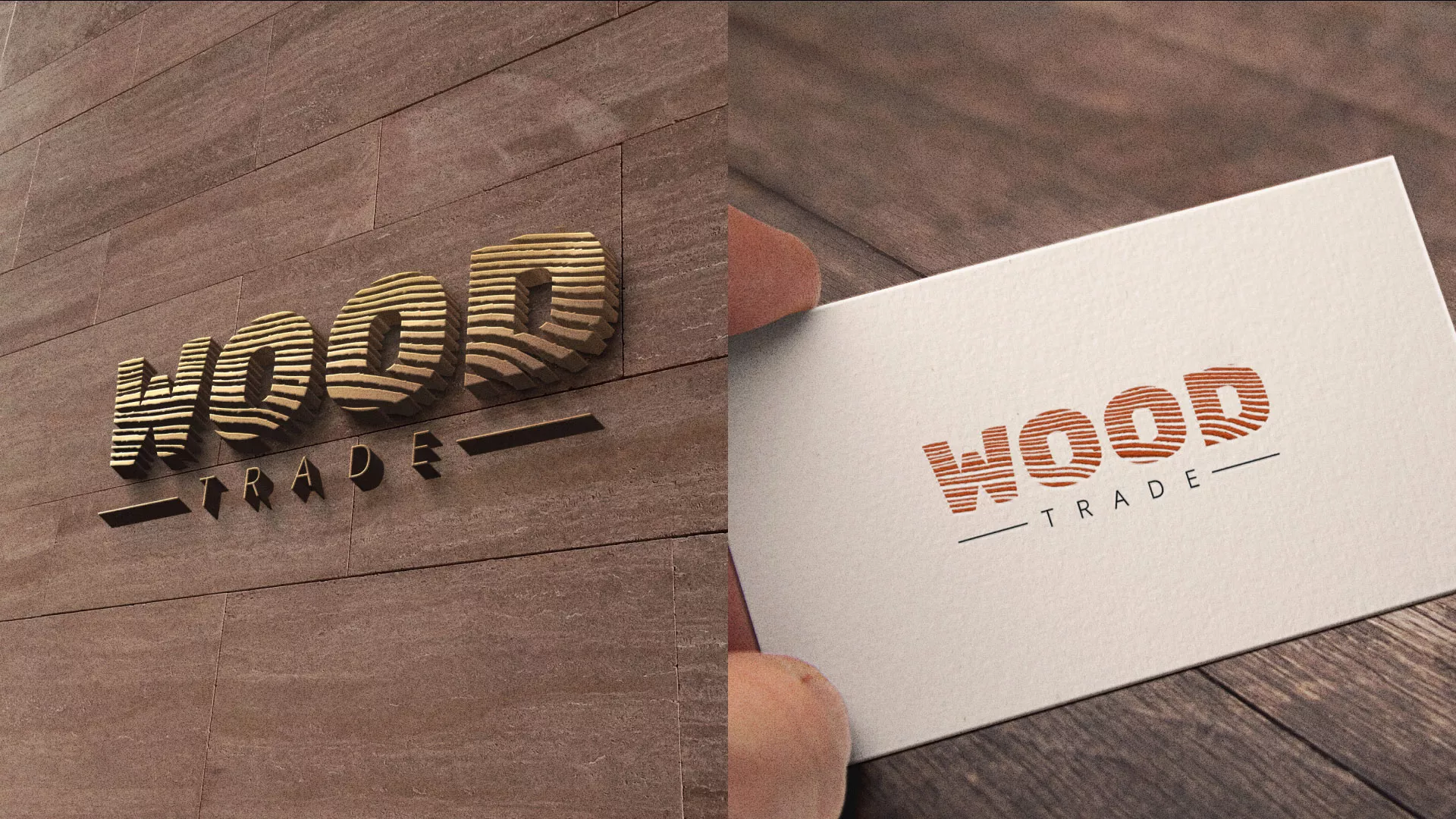 Разработка логотипа для компании «Wood Trade» в Унече