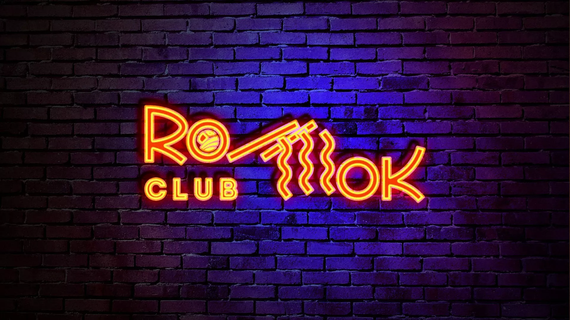 Разработка интерьерной вывески суши-бара «Roll Wok Club» в Унече